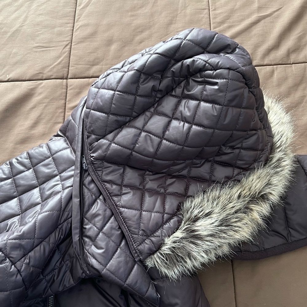 Apt. 9 Heavyweight Coat with hood, XL, Maroon - Picture 4 of 8